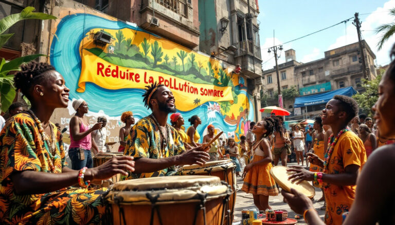 découvrez le salon des sons urbains africains, un événement unique à kinshasa dédié à la dépollution sonore. plongez dans des initiatives artistiques innovantes qui allient culture et sensibilisation écologique, tout en célébrant la richesse des sonorités urbaines africaines.