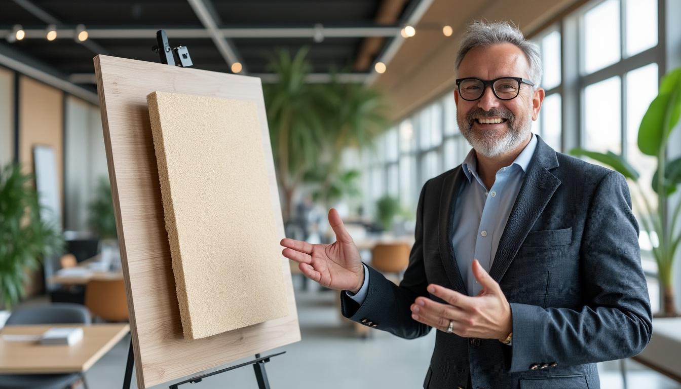 découvrez l'innovation d'un architecte français : un panneau isolant en miscanthus, conçu pour offrir une excellente performance thermique et acoustique, alliant écologie et efficacité pour vos projets de construction.