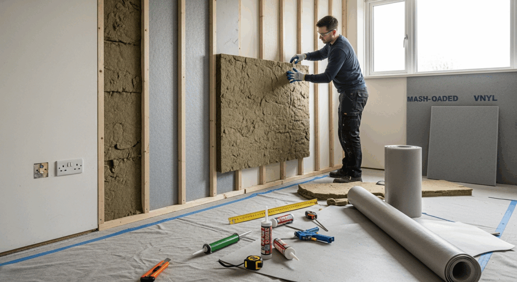 Travaux d'isolation contre bruit vibratoires