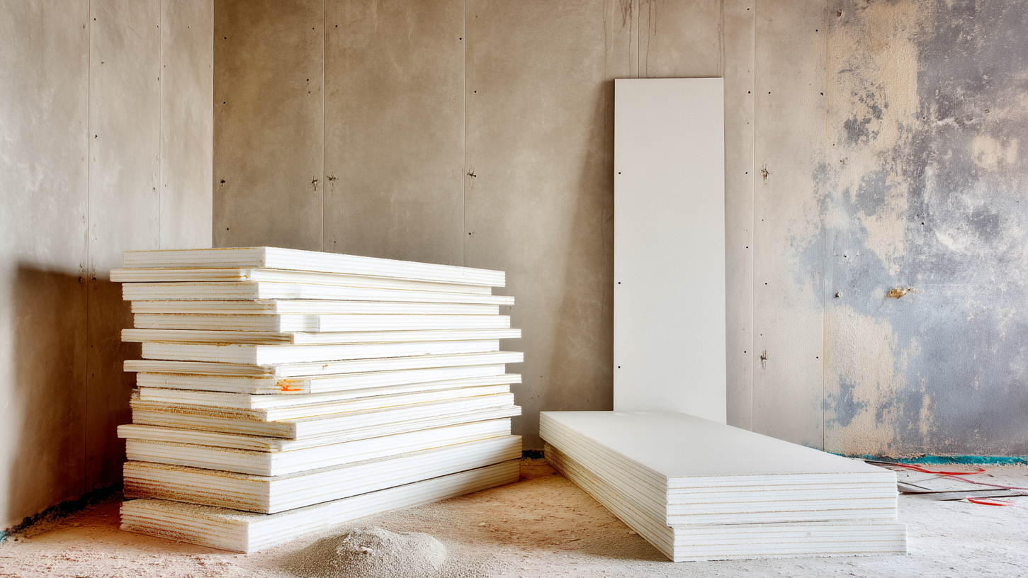 pile de placo phonique