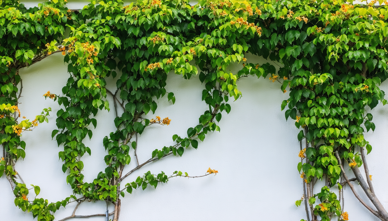 découvrez comment les plantes grimpantes sur les murs contribuent à réduire naturellement le bruit extérieur tout en embellissant votre habitat.