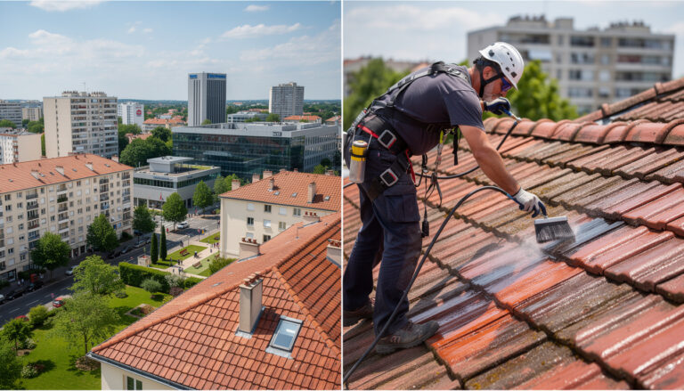 découvrez pourquoi l'hydrofuge de toiture est très répandu à créteil, préfecture du val-de-marne (94), et quels avantages il offre face aux conditions climatiques locales.