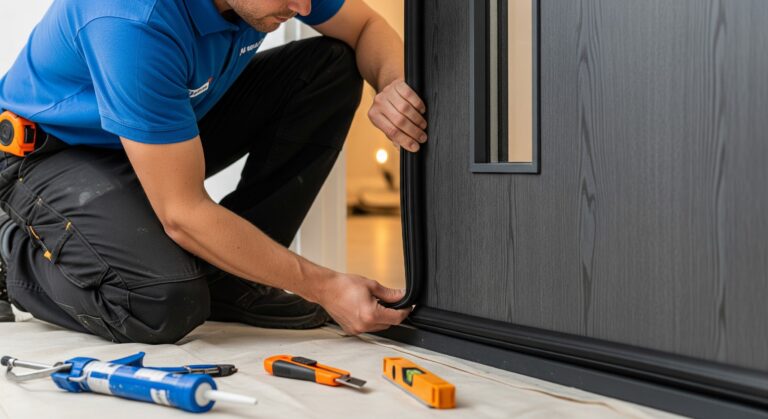 Joint anti-bruit porte