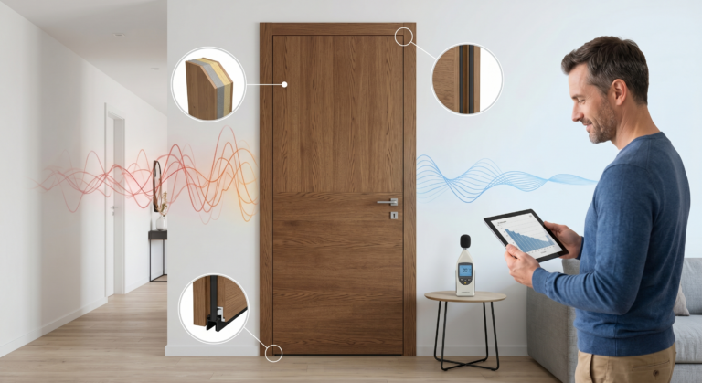 Améliorer l'isolation phonique des portes avec des solutions performantes