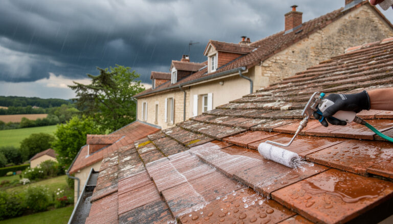 découvrez comment l'hydrofuge de toiture à boutigny-sur-essonne protège les toits des aléas climatiques de l'essonne, assurant durabilité et étanchéité face aux intempéries.