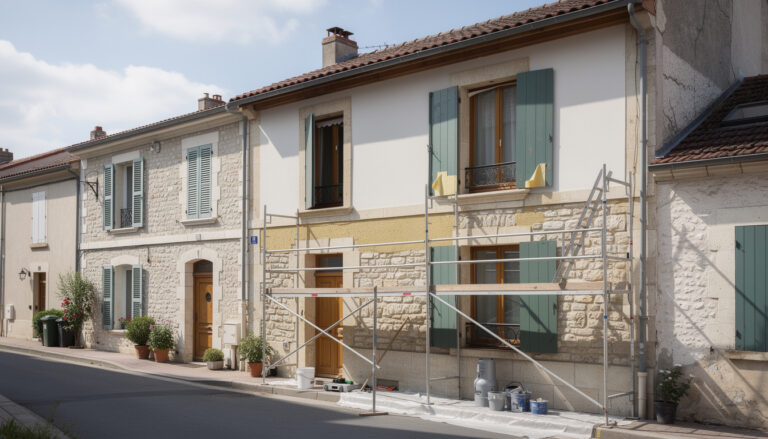 offrez un nouveau souffle à votre habitation à palaiseau avec un ravalement de façade alliant modernité et préservation du charme traditionnel. expertise et qualité garanties.