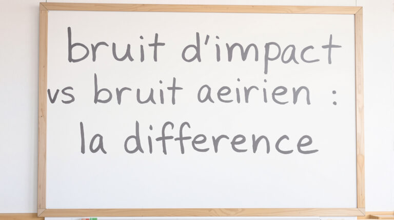 découvrez la différence entre le bruit d'impact et le bruit aérien, et comprenez comment ces deux types de nuisances sonores affectent votre environnement.