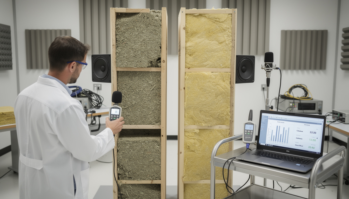 découvrez quel matériau isolant phonique est le plus performant : ouate de cellulose ou laine de verre, pour un confort acoustique optimal dans votre logement.